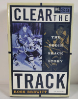 Signed Eddie Shack " Clear the Path : The Eddie Shack Story " Hardcover Book . Signed by 12 NHL Hockey Players , No COA