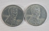 1943 USA Steel Pennies . Nine (9) Pennies . Seven (7) Philadelphia Mint & Two (2) San Francisco Mint - 3