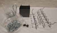 New Pegboard Hooks Assortment | Including Various Tools (Total : 80pcs) | Intruction Guide Provided