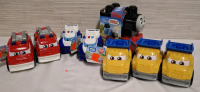 New Mega Bloks Assorted 7 Toy Cars & 1 Toy Thomas Train