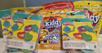 8 New | Variety Play-doh & Kiddy Dough Kits & Pouches