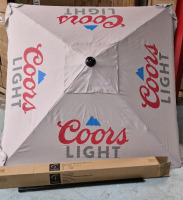 New Parasolutions Patio Coors Light Umbrella 5ft 9" Wide & Long