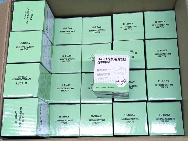 [Vendor Lot] 25 New H-BDAY Advanced Silicone 4-Piece Cupping Therapy Sets | $500 Retail Value!