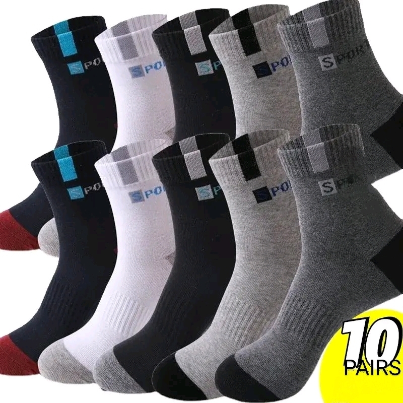 10 New Pairs One Size Fits Most Thin Lightweight SporT Ankle Socks