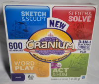 CRANIUM 3-in-1 Multiplayer Board Game , 4 or More Players - New , Sealed