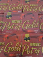 7 New | HERSHEY'S Pot of Gold Assorted Boxes Of Chocolates | 12pc Ea. 4.29OZ