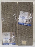 2 New | Pardon My Pet 7" x 20" Corrugated Cat Scratcher Boards | Comes w/ One 1&frac12;" x 1" Catnip Packet Ea.