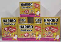 6 New Boxes of HARIBO GoldBears | (25) 11.5g Bags Each Box