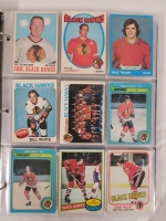 1970 - 2021 Chicago Blackhawks NHL Hockey Trading Card Singles , 206 Trading Cards