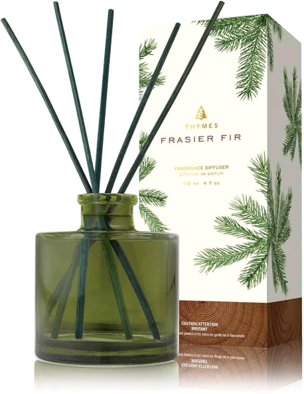 New in Box THYMES Frasier Fir Fragrance Diffuser - 118ml | Retails Over $55!