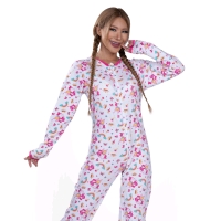 New Size 4XL Adult Women's REARZ Lil Bella Adaptive Footed Jammies | Retails Over $50 (Discontinued)