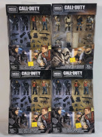 4 New MEGA Construx CALL OF DUTY Action Figure Construction Sets .