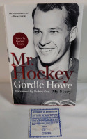 Signed Gordie Howe " Mr. Hockey " Hardcover Book . Signed by Gordie Howe w/COA by A.J. Sports World