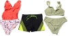 3 New Size LG Women's Bathing Suits : Two 2-Piece Sets + Boyshorts Bathing Bottoms