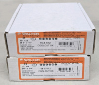 2 Boxes New | * 50 Pcs * Walter 15X512 COOLCUT XX | Sanding Discs 120G 5&Prime; x 7/8&Prime; | * Retails $100+ *