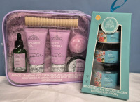 2 New Studio Selection Body Care Kits - Body Scrub, Body Lotion, Bath Crystals +