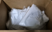 250 New Prize Chutes Blank (white) Mini-parachutes for Dropping Lightweight Soft Prizes and Coupons