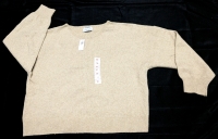 New Size XL Women's OLD NAVY Super Soft Cotton Blend Knit Crewneck Sweater