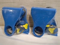 2 New Swimming Pool Pipe Holders