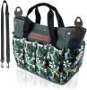 New MeiMeSu 10-Pocket Gardening Storage Tote Bag / Organizer with Iron Frame for Indoor and Outdoor Gardening | See Photos for Dimensions