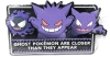 New POK&Eacute;MON CENTER: Pok&eacute;mon Sweet Temptations Gastly, Haunter & Gengar Metal Sign - 6.8" &times; 12" - 2