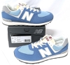 New Kids Size 6 NEW BALANCE 574 GS Running Shoes : Blue White | Retails Over $70 - 2