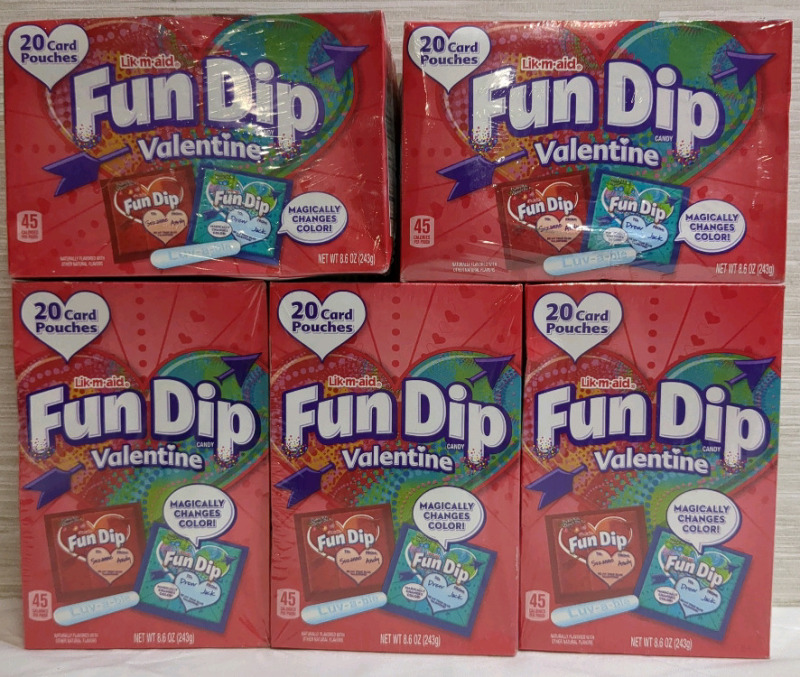 5 New Boxes of Fun Dip. BB Mar 2026