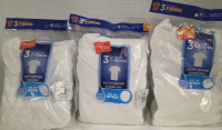 3 New Packs of 3 | Size 4T Boys HANES Tagless T-Shirts | Perfect for DIYs or TieDye
