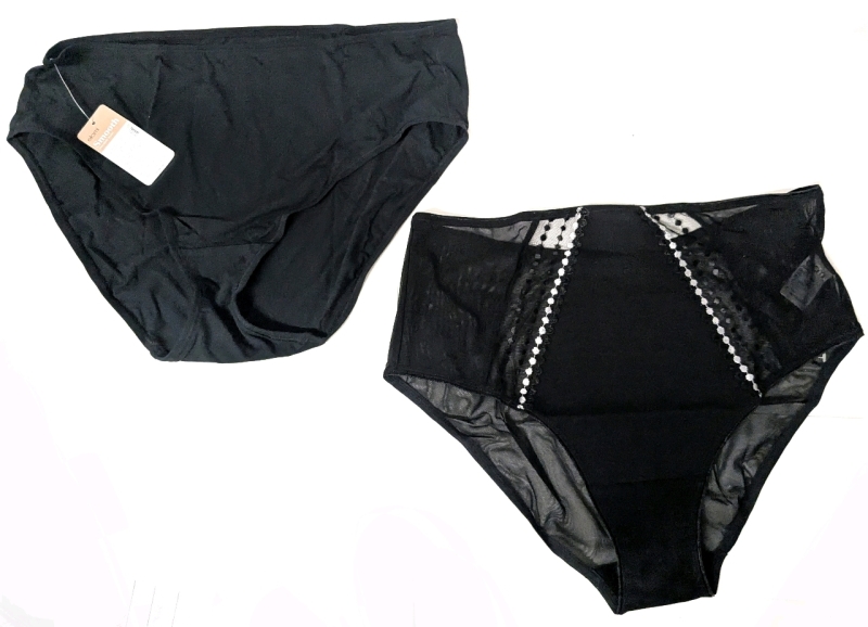 New Size Large & M/L Women's ELOMI Matilda Full Brief EL8906 & Smooth EL4565BLK - Retail Value Over $65!