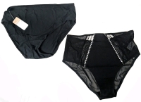 New Size Large & M/L Women's ELOMI Matilda Full Brief EL8906 & Smooth EL4565BLK - Retail Value Over $65!