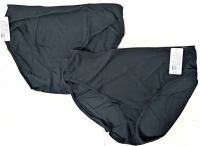 2 New Size XL/XXL Women's ELANI Smooth Full Briefs EL4565BLK - Retails Over $50!