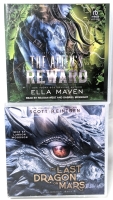 2 Fantasy/Romance CD Audiobooks: THE LAST DRAGON ON MARS Book 1 by Scott Reintgen & New THE ALIEN'S REWARD Unabridged by Ella Maven (Sealed)