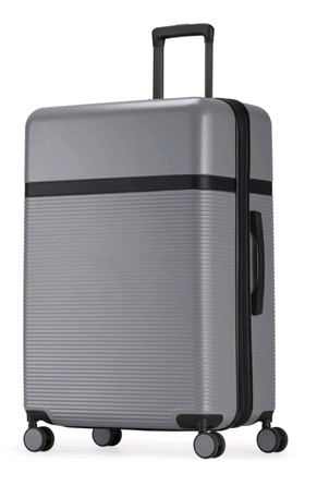 New Bugatti Sofia Collection Hardside Spinner Luggage - Dark Grey. 30" Tall (without Handle) retails for $178 US