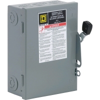 New Schneider Electric CD221N - Square D - Safety Switch<br/>30 Amp - 2 Pole - 240 Volt. 9" by 6.5" by 3.5". Retails for $120