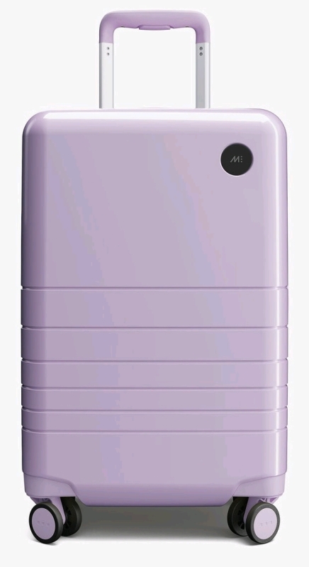 New Monos Carry-On. Limited Edition Purple Icing Colour. Retails for $365. 21" Tall.