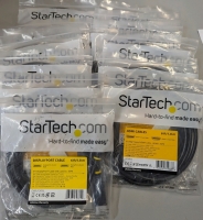 13 New StarTech.Com Cables. 12 HDMI & 1 Display Port. Male/Male Connectors. 6ft Length Each.
