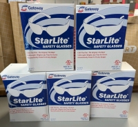 50 New Gateway Safety Starlight Safety Glasses. Retails price $70+
