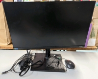 As Is - 24" SamSung Monitor. Comes with Lenovo Mouse, and Lenovo Power Supply (Does not fit monitor). Unable to test, comes with no power supply for monitor.