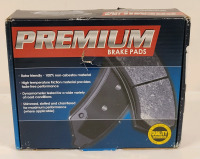 New - DuraGo Premium Rear Semi-Metallic Brake Pads w/Hardware , Model # BP340MS .