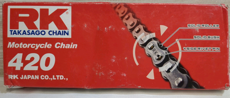 New In Box RK Takasago Motorcycle Chain Retails over $60