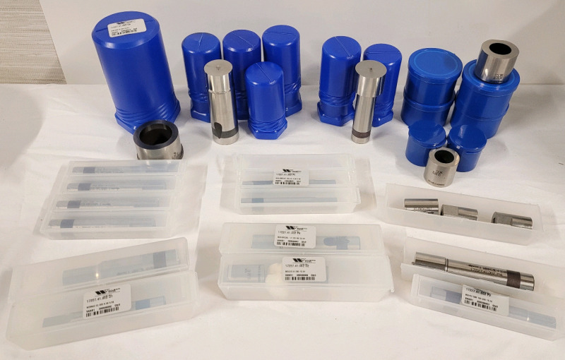 New - Wilson Tools Sheet Metal Fabrication Punch & Die Bits and Accessories . 25 Pieces , Retail Over $800