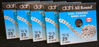 5 New Boxes Dahl All Round Steel Strapping 1/2 inch, 22ga, 25 ft long Retail Value $50