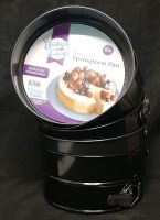 6 New Baked with Love 9 Inch Non-Stick Springform Pans