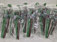 44 New | Sport Themed Reusable 9" Plastic Straws