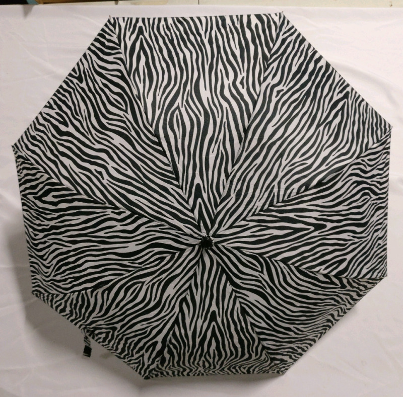 New Details Zebra Pattern Umbrella