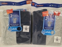 2 New Bags of 2 | Size M Boys HANES Tagless T-Shirts | Perfect For DIY/TieDye or Every Day Wear
