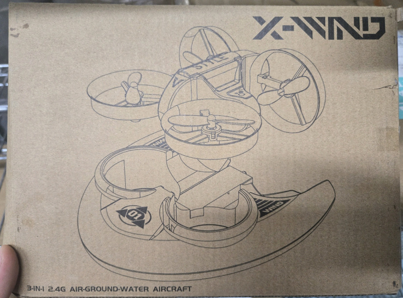 As Is | X-Wind Remote Controlled Aircraft Designed For Air/ Ground / Water