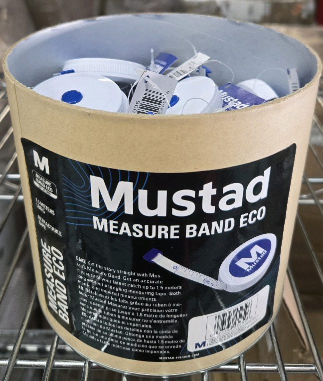 New | 48pcs Bucket Of Mustad Model #Mtb006 Mini Auto Retractable Portable Measuring Fish Rulers