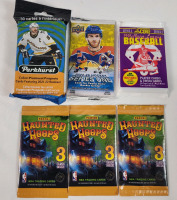 2022-25 Multi-Sport Trading Card Sealed Wax Packs . Basketball , Hockey & Baseball . Seven (7) Wax Packs