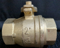 As New Brass 2 inch Ball Valve 600 CWP